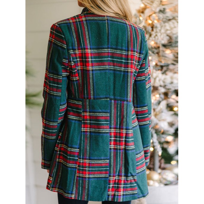 Green Plaid Coat