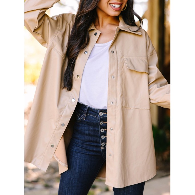 Brown Shacket