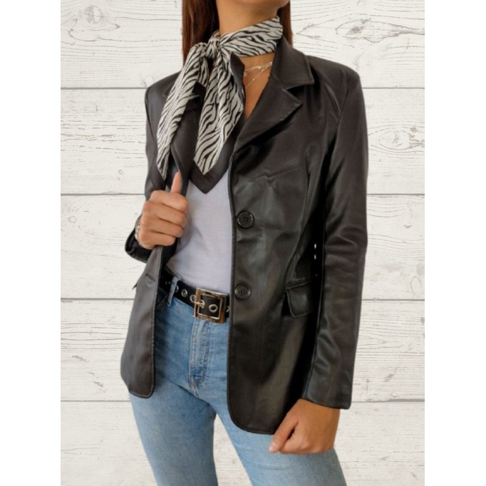 Women's Casual Elegant Leather Jacket