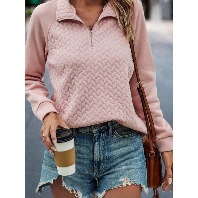 Women's Elegant Casual Long Sleeve Knitted Tops Sweatshirts